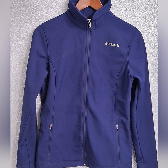 Columbia Women's Blue Omni Shield Soft Shell Jacket   Size M - Picture 8 of 14